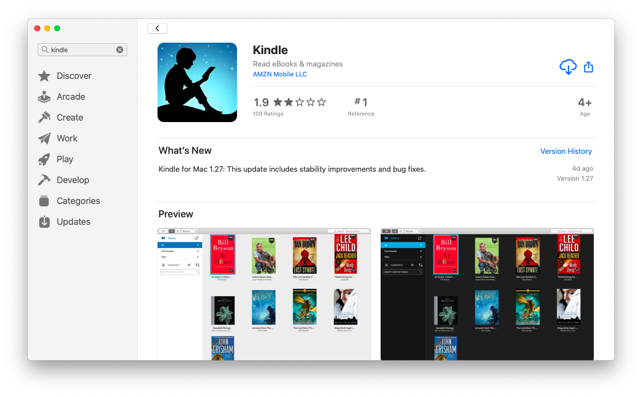 kindle app for mac pro